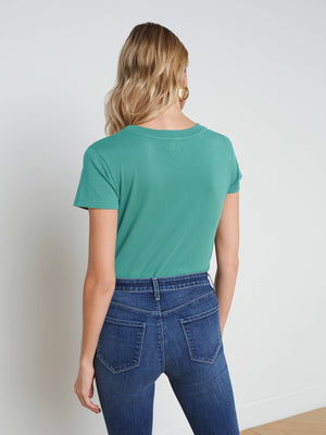 Cory Cotton Scoopneck Tee