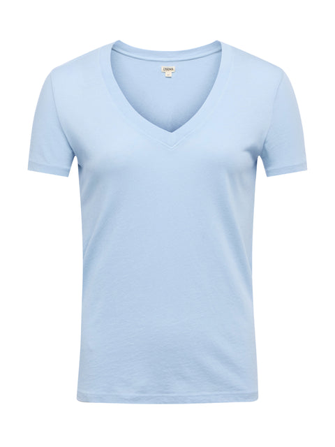 Becca Cotton V-Neck Tee tee shirt L'AGENCE