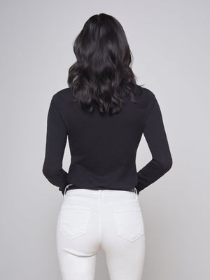 Tess Long Sleeve Tee tee shirt L'AGENCE   