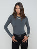 Tess Long Sleeve Tee tee shirt L'AGENCE   