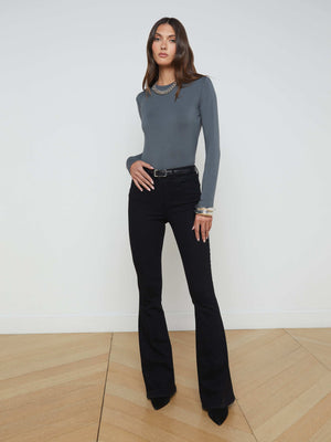 Tess Long Sleeve Tee tee shirt L'AGENCE Sale