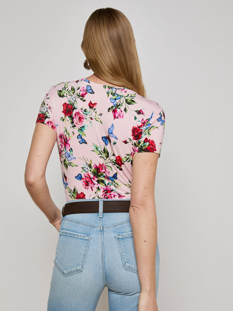 Ressi Fitted Tee tee shirt L'AGENCE