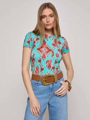 Ressi Fitted Tee tee shirt L'AGENCE