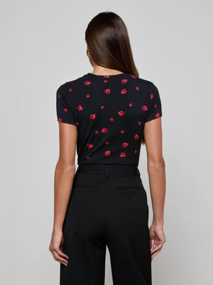 Ressi S / S Crew Rose EMB