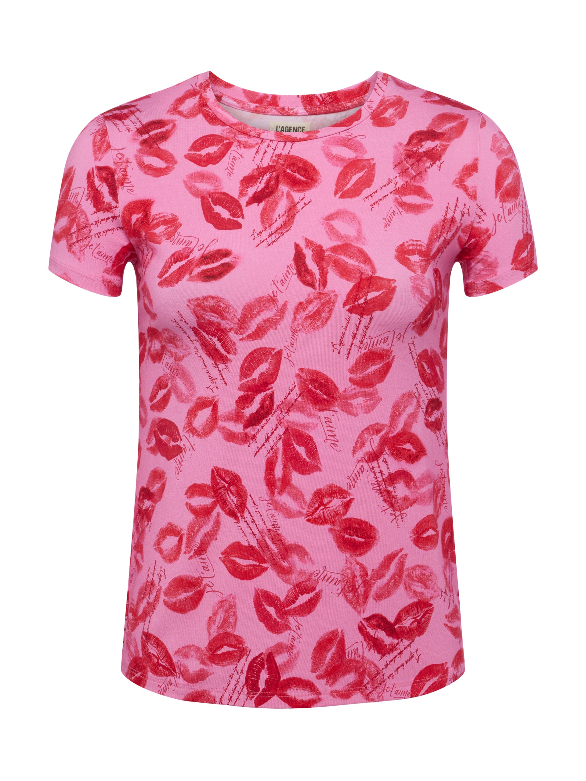 Ressi Fitted Tee tee shirt L'AGENCE Sale