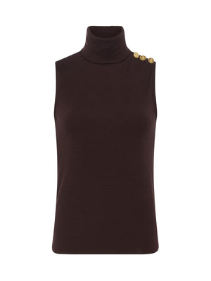 Ceci Sleeveless Turtleneck