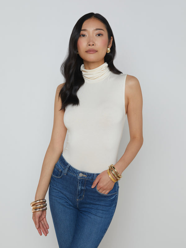 Ceci Sleeveless Turtleneck turtleneck L'AGENCE   