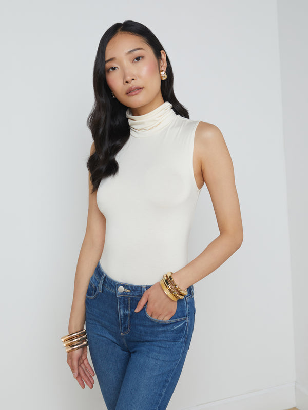Ceci Sleeveless Turtleneck turtleneck L'AGENCE   