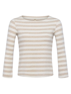 Lucille Striped Boatneck Top top L'AGENCE