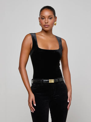 MOLLY VELVET BODYSUIT