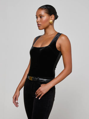 MOLLY VELVET BODYSUIT