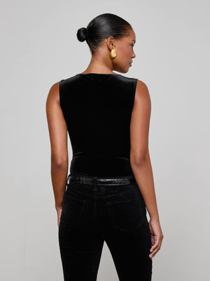 MOLLY VELVET BODYSUIT