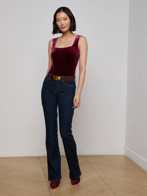 MOLLY VELVET BODYSUIT