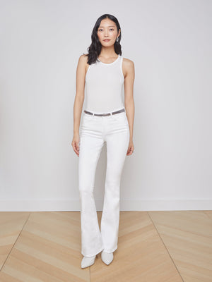 Nia Ribbed Tank tank top L'AGENCE   