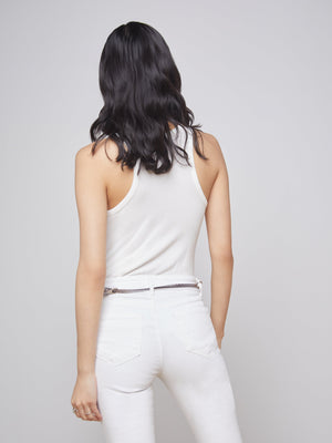 Nia Ribbed Tank tank top L'AGENCE   