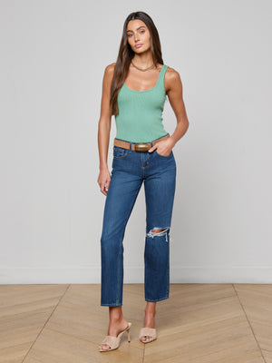 Nica 스쿠프넥 바디수트