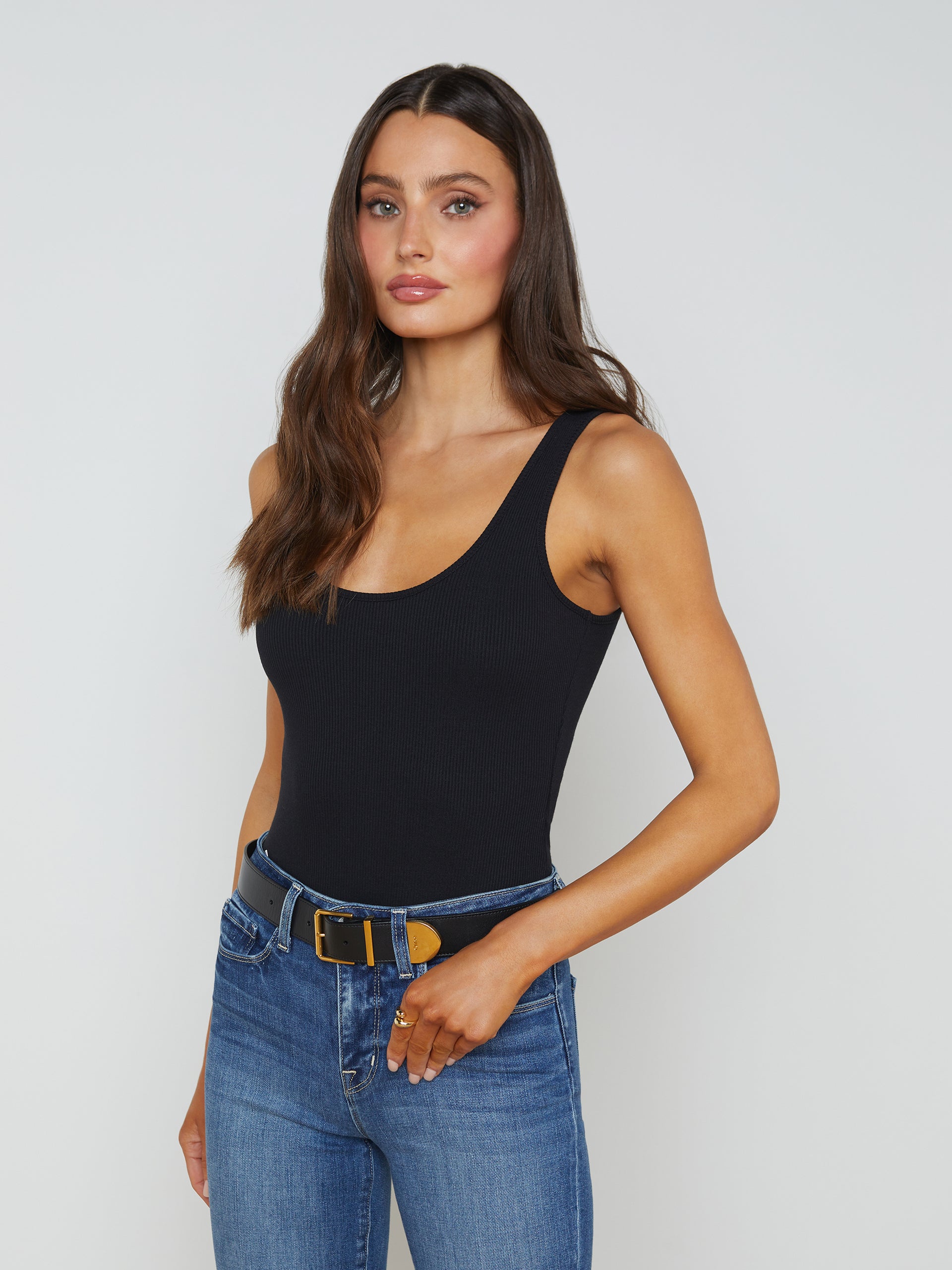 Nica Scoopneck Bodysuit bodysuit L'AGENCE   