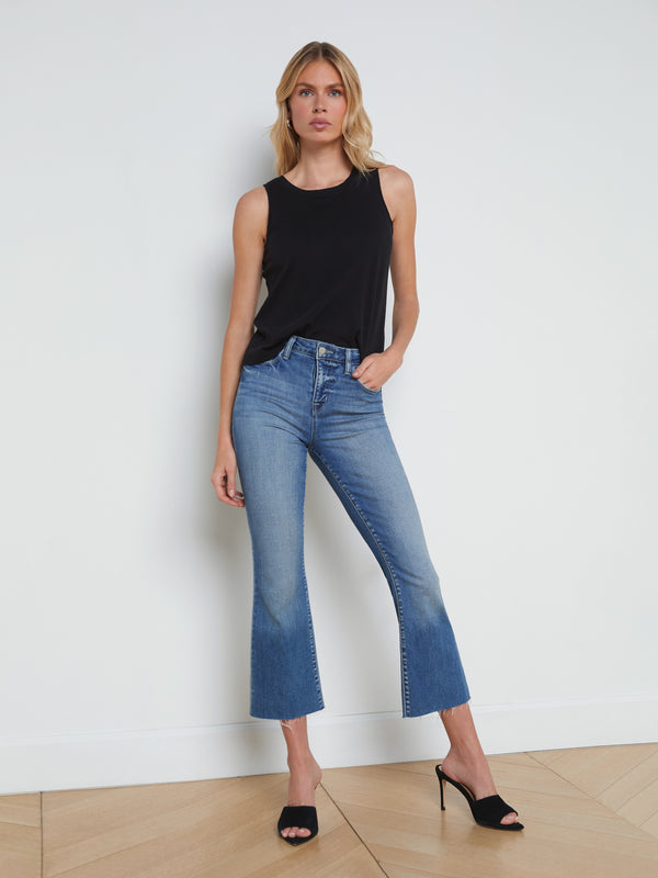 Mikaela Cotton Tank tank top L'AGENCE   