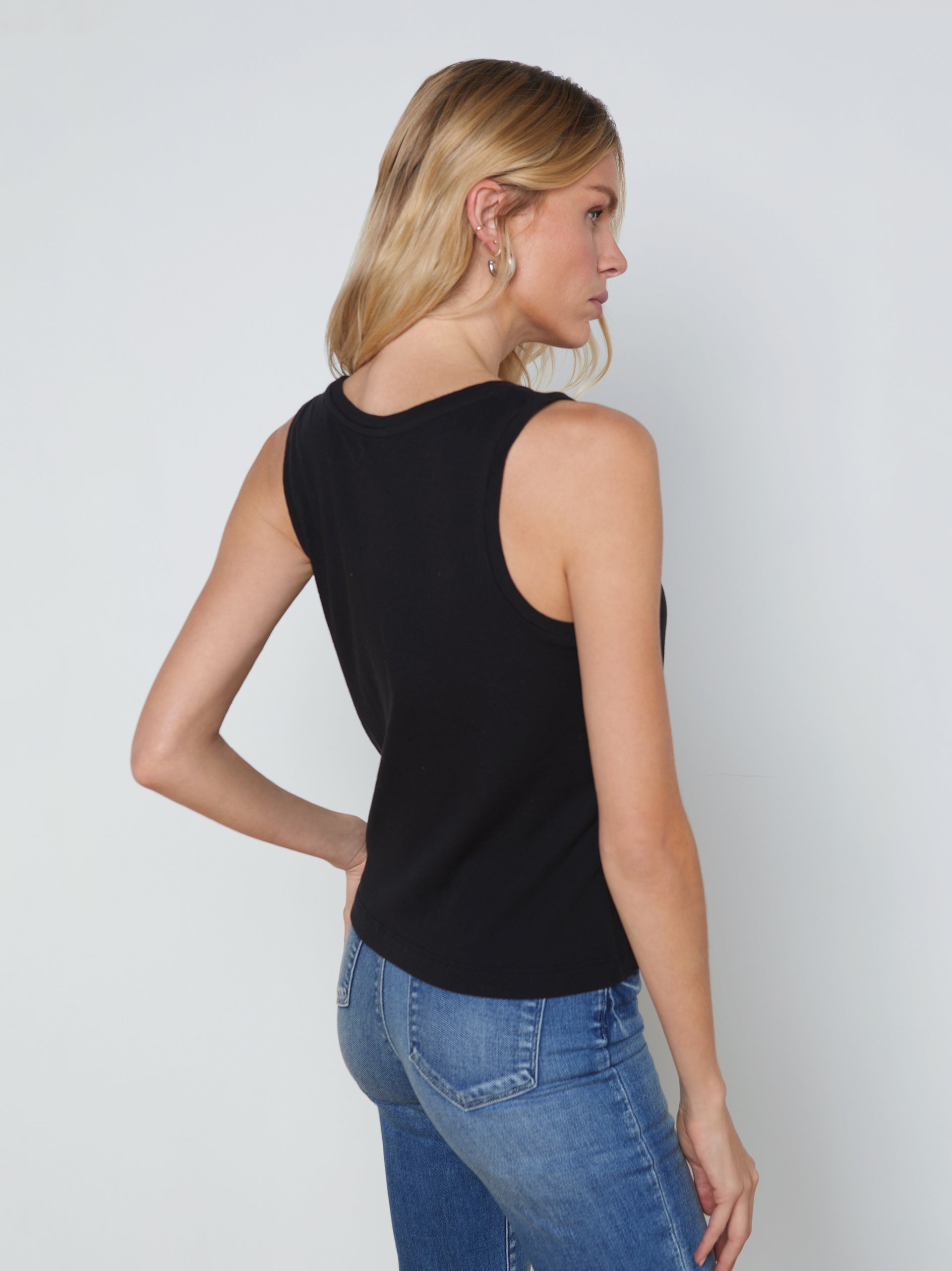 Mikaela Cotton Tank tank top L'AGENCE   