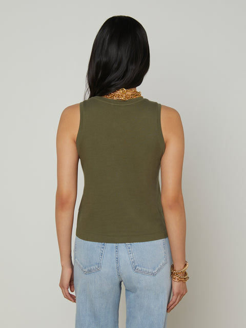 Mikaela Cotton Tank tank top L'AGENCE