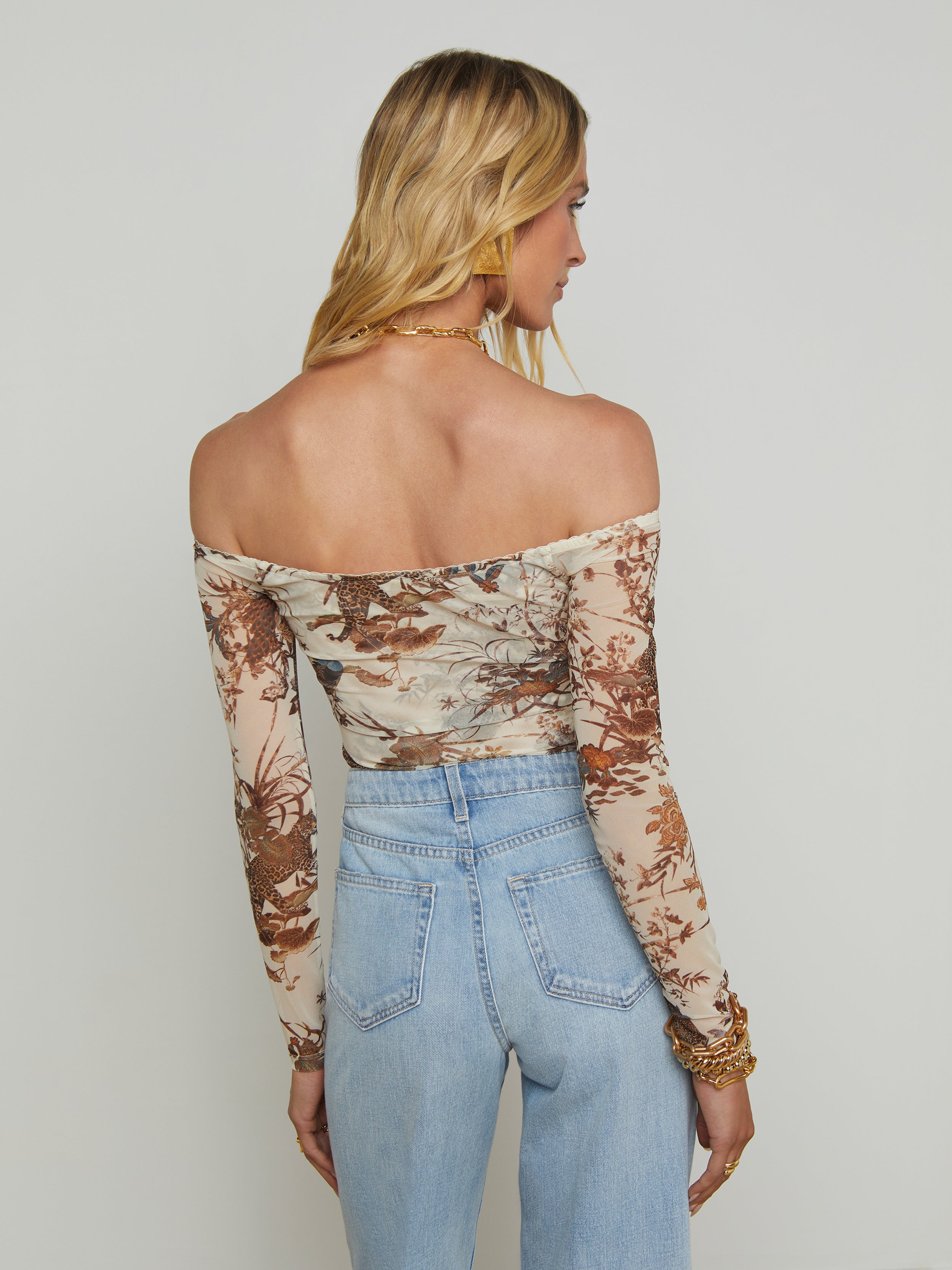 Peonie Off-The-Shoulder Bodysuit bodysuit L'AGENCE