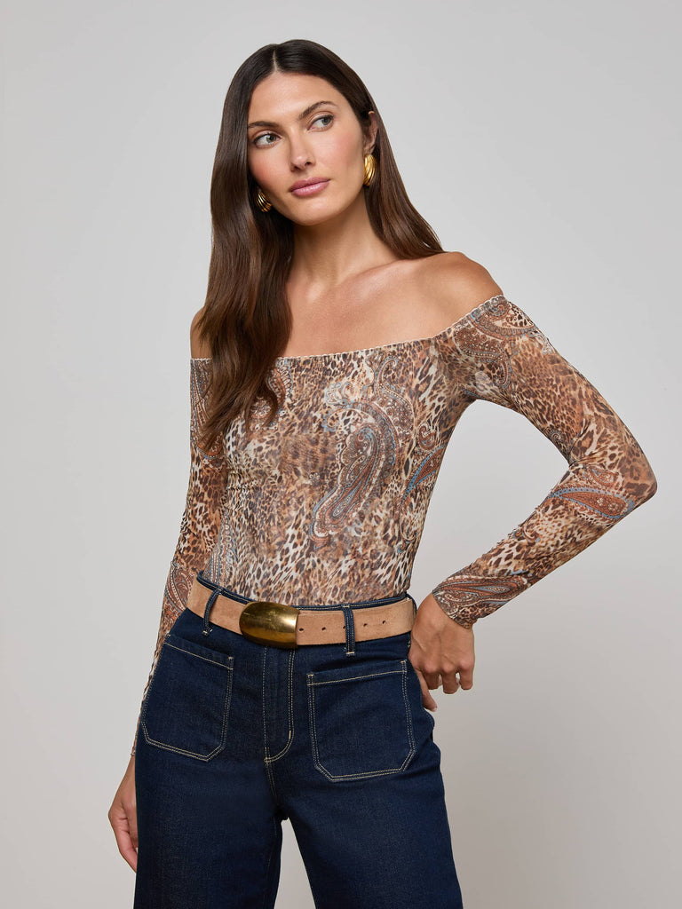 Peonie Off-The-Shoulder Bodysuit