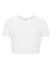 Donna Cropped Velvet Tee tee shirt L'AGENCE   