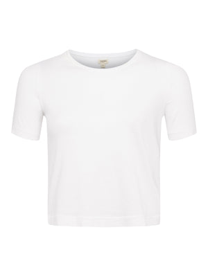 Donna Cotton Cropped Tee tee shirt L'AGENCE