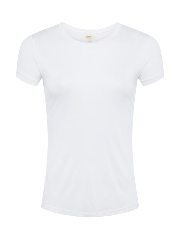 Ellie Cashmere Jersey Tee tee shirt L'AGENCE Sale