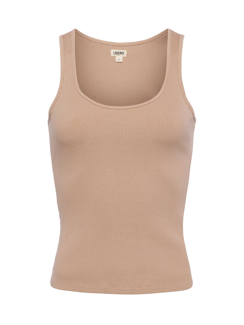 Adira Scoopneck Tank tank top L'AGENCE