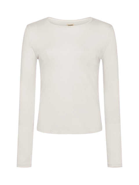 Ayla Cashmere Jersey Tee tee shirt L'AGENCE   