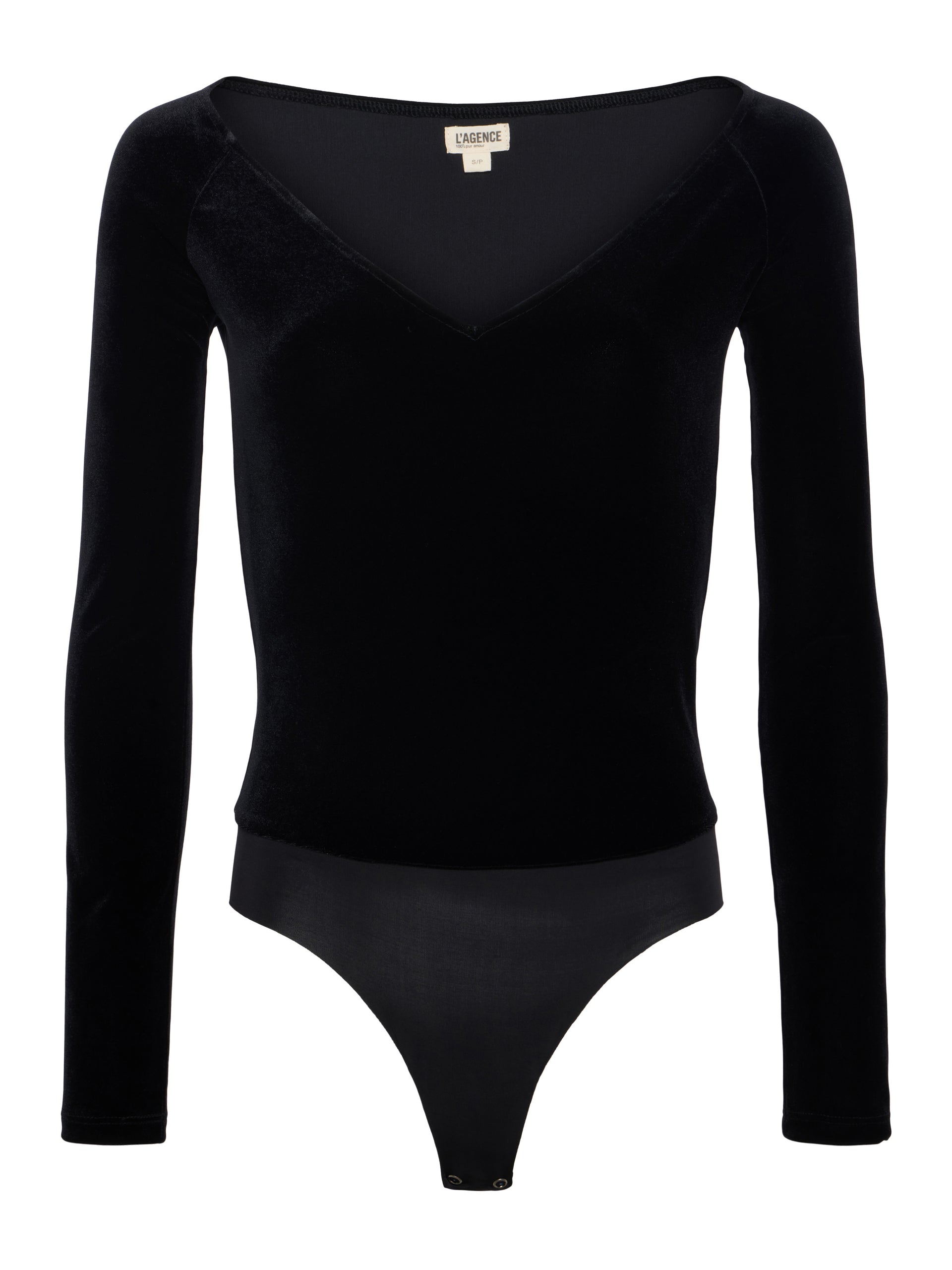 Winona Velvet Bodysuit bodysuit L'AGENCE   