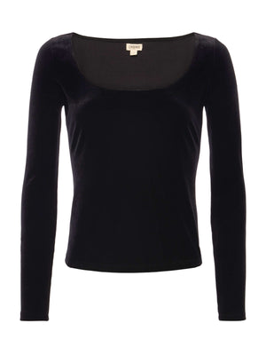 Jelena Velvet Top top L'AGENCE Sale