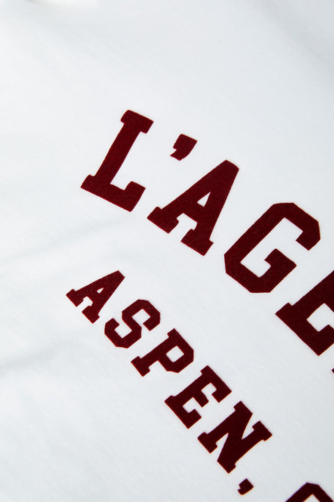 Romi Long Sleeve Logo Tee tee shirt L'AGENCE   