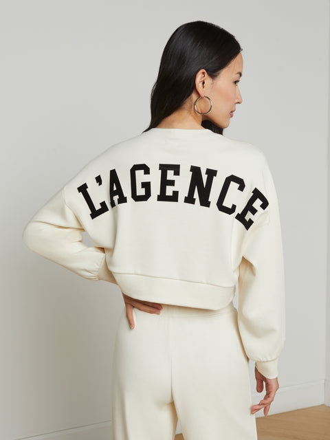 Luvia Cropped Sweatshirt sweater L'AGENCE