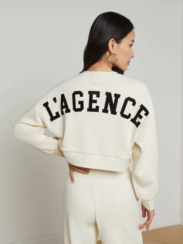 Luvia Cropped Sweatshirt sweater L'AGENCE Sale
