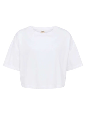 Daria Oversized Cropped Tee tee shirt L'AGENCE