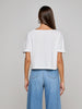 Sadie Embroidered Tee tee shirt L'AGENCE