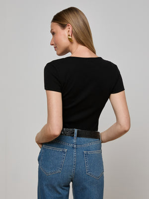 Brynlee Scoopneck Tee