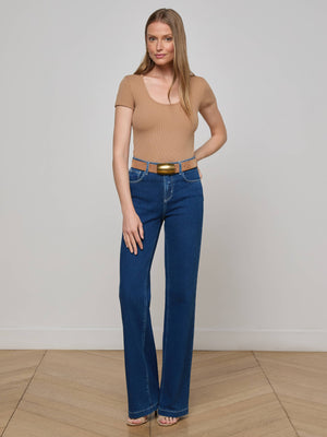 Brynlee Scoopneck Tee