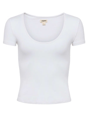 Brynlee Scoopneck Tee tee shirt L'AGENCE
