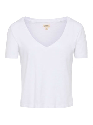 Carly V-Neck Tee tee shirt L'AGENCE