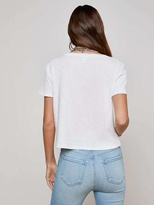 Carly V-Neck Tee tee shirt L'AGENCE