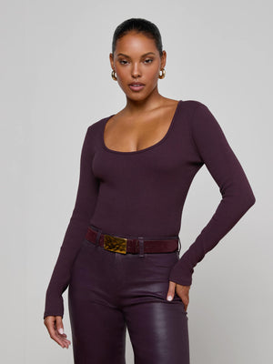 Elara scoopneck bodysuit