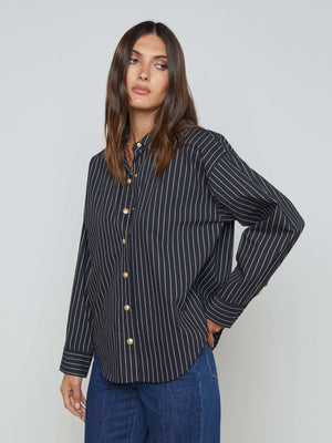 Ripley Oversized Button-Down Shirt shirt L'AGENCE Sale