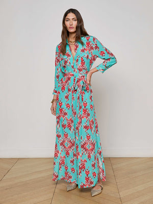 Cameron Silk Shirt Dress dress L'AGENCE