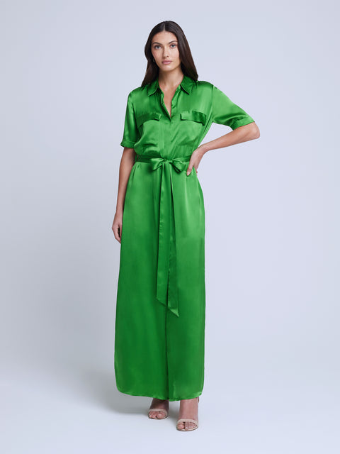 L'agence Klement cargo-pocket Maxi Dress