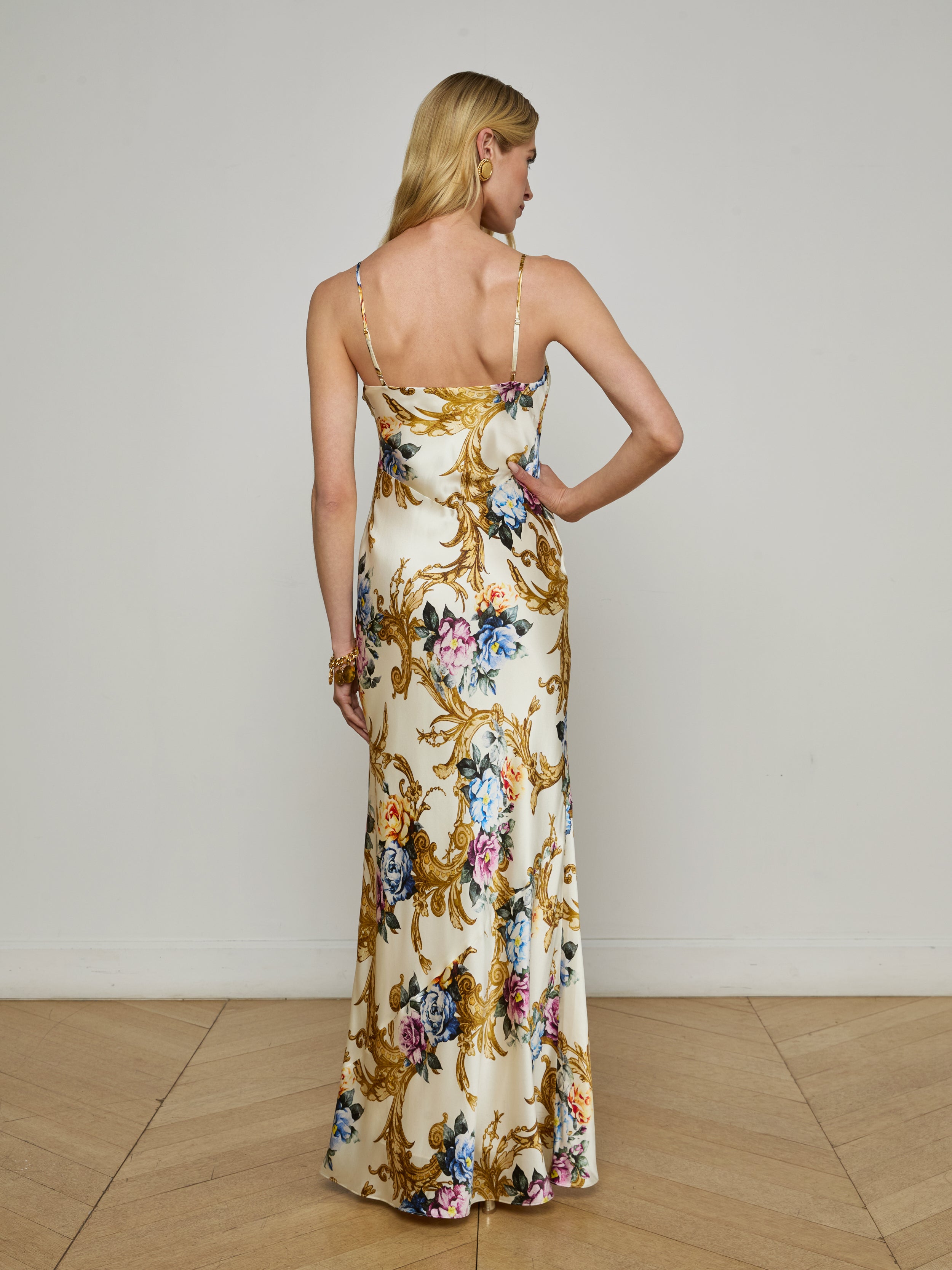 Serita Silk Gown dress L'AGENCE