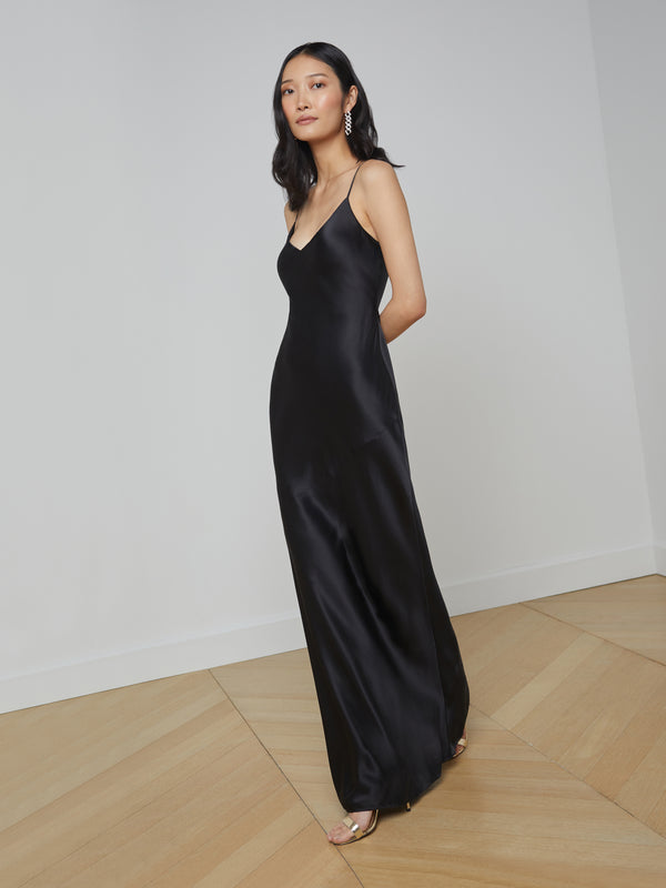 Serita Silk Gown dress L'AGENCE