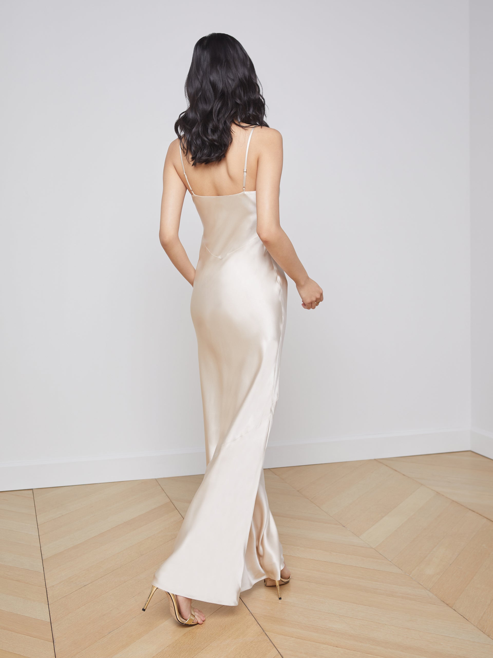 Serita Silk Gown dress L'AGENCE